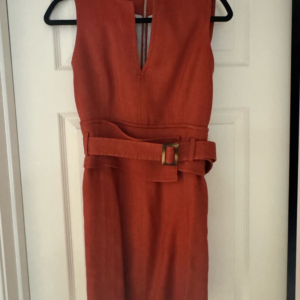 Veronica Beard Orange Dress
